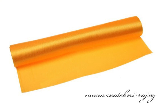Jednostranný satén žlutý, šíře 36 cm - Obrázok č. 1